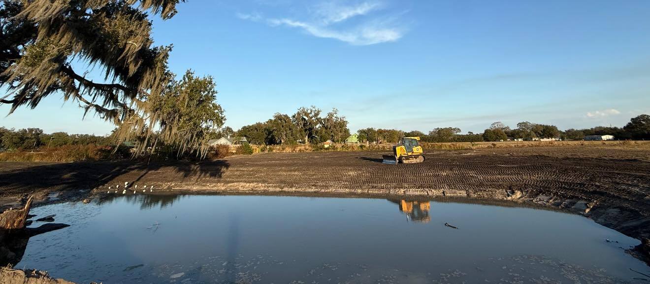 Land clearing equipment in Lakeland, Polk County